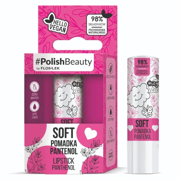 Floslek Vege Lip Care Soft pomadka z pantenolem, 3,5 g - obrazek 2