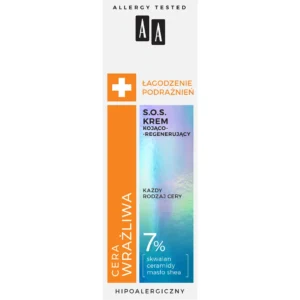 AA CERA WRAŻLIWA S.O.S. krem kojąco-regenerujący, 50 ml