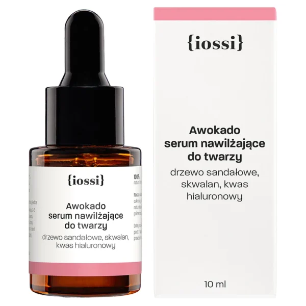 Iossi Awokado serum nawilżająco-wygładzające z kwasem hialuronowym, 10 ml - obrazek 3