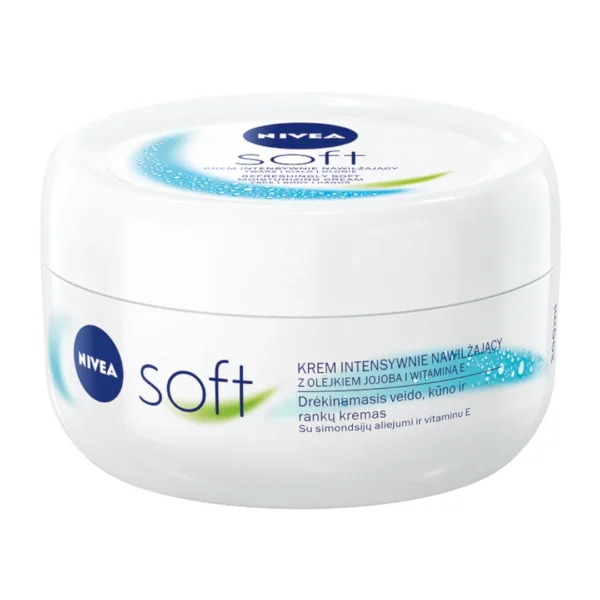 Nivea Soft krem z olejem jojoba i witaminą E, 200 ml - obrazek 2