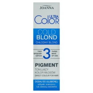 Joanna Ultra Color pigment tonujący kolor włosów chłodny blond, 100 ml