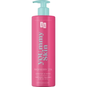 AA YOU.mmy Skin nawilżająco-łagodzący krem do ciała, Raspberry Zen, 400 ml