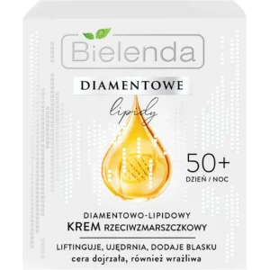 Bielenda Diamentowe Lipidy lipidowy krem przeciwzmarszczkowy 50+ na dzień i na noc, 50 ml
