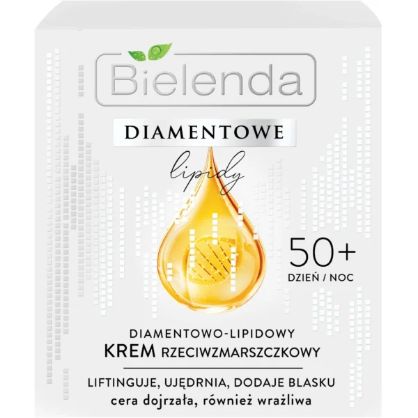Bielenda Diamentowe Lipidy lipidowy krem przeciwzmarszczkowy 50+ na dzień i na noc, 50 ml