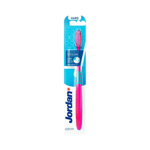 Jordan Target Teeth and Gums Hard szczoteczka do zębów, 1 szt.