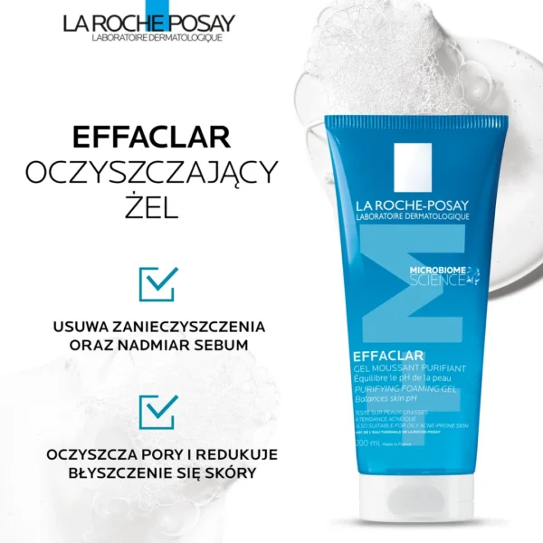 La Roche-Posay Effaclar oczyszczający żel do twarzy, 200 ml - obrazek 3