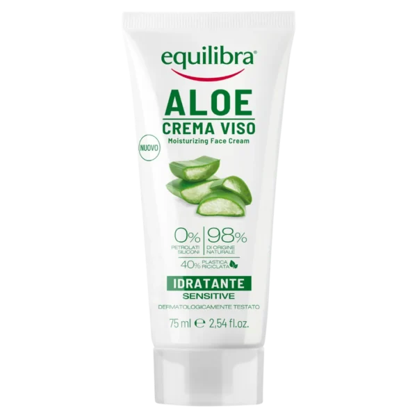 Equilibra Aloesowy krem do twarzy, 75 ml