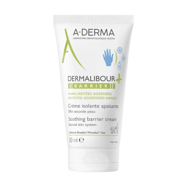 A-Derma Dermalibour + Barrier łagodzący krem izolujący, 50 ml - obrazek 2