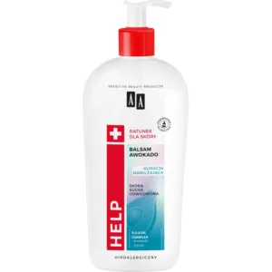 AA HELP Natural balsam opatrunek do ciała do skóry suchej z awokado, 400ml