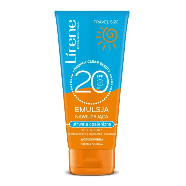 Lirene Sun nawilżająca emulsja do opalania SPF 20, 90 ml - obrazek 3