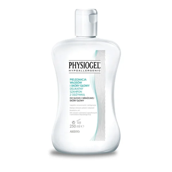 Physiogel szampon z odżywką do wrażliwej skóry głowy, 250 ml