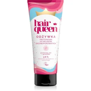 Hair Queen proteinowa odżywka do włosów średnioporowatych, 200 ml