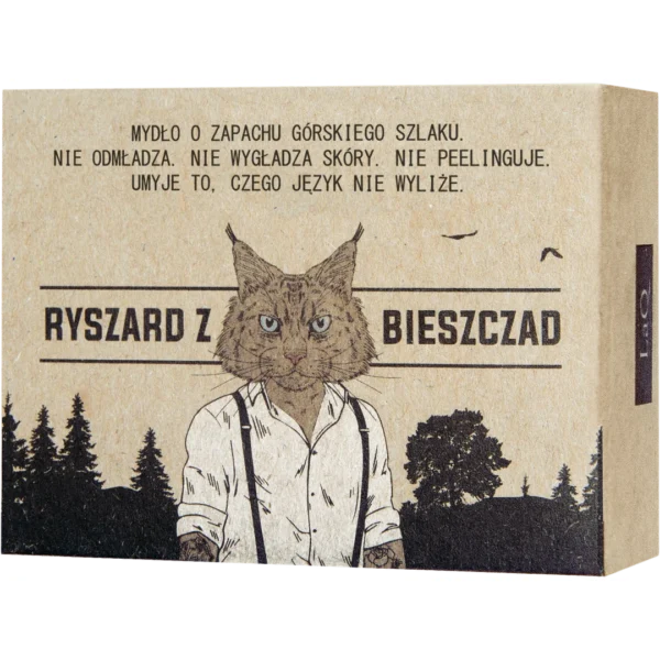 LaQ Ryś mydło w kostce dla facetów, 85 g