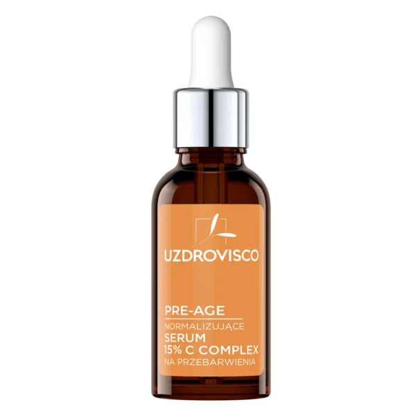 Uzdrovisco Pre-Age antyoksydacyjne serum do twarzy 15% z witaminą C, 30 ml