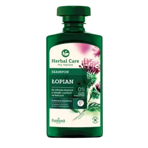 Herbal Care szampon łopianowy do włosów tłustych u nasady i suchych na końcach, 330 ml