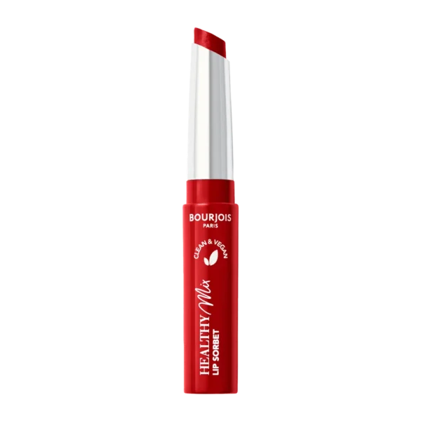 Bourjois Healthy Mix Clean Lip Sorbet wegańskanawilżająca pomadka do ust, 01-Cherry Sundae, 7,4 g - obrazek 3