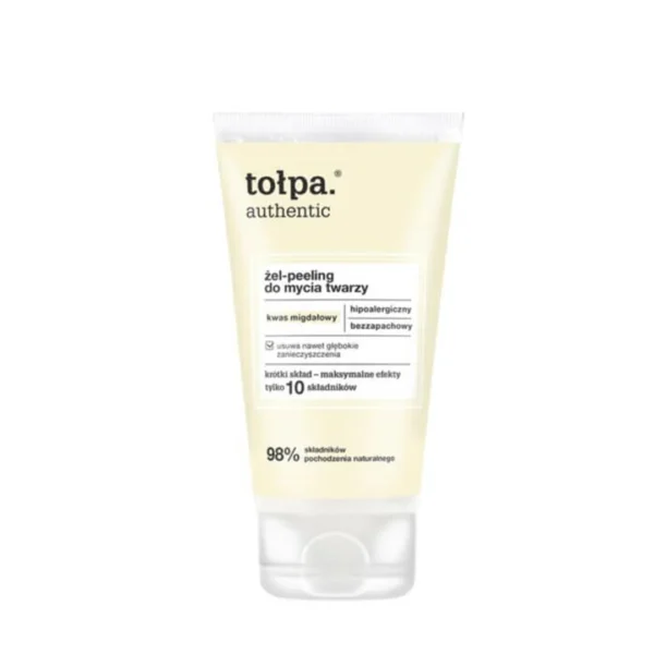 Tołpa Authentic żel-peeling do mycia twarzy, 150 ml