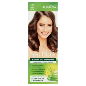 Joanna Naturia Color farba do włosów nr 215 Zimny Blond, utleniacz 60 g + farba 40 g