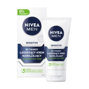 Nivea Men Sensitive łagodzący krem nawilżający, 75 ml