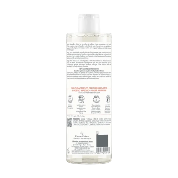 Avène płyn micelarny, 400 ml - obrazek 7