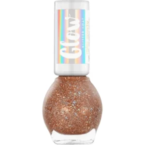 Miss Sporty Glow Glitter Top Coat lakier do paznokci, 040, 7 ml