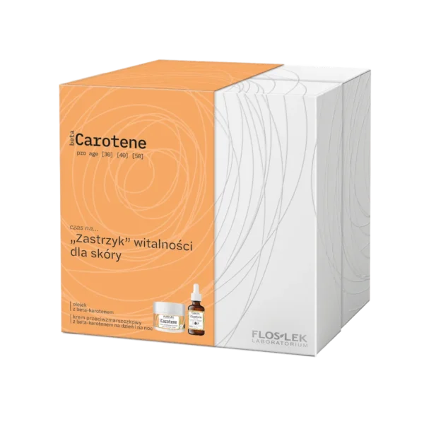 Floslek betaCAROTENE pro age zestaw kosmetyków dla kobiet, 30 ml + 50 ml