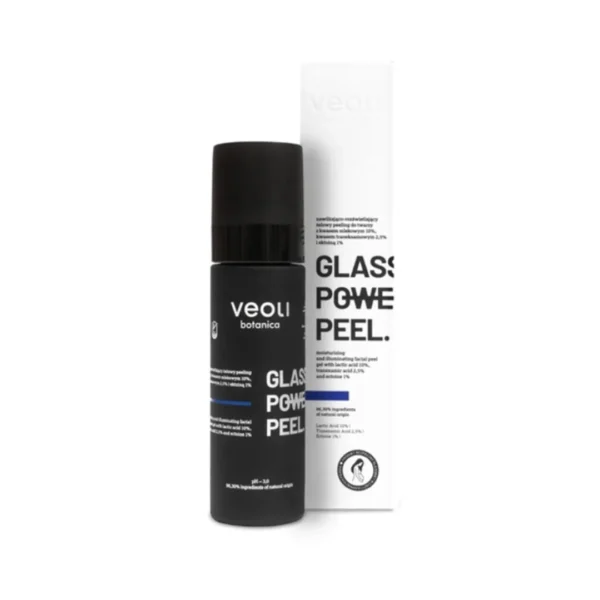 Veoli Botanica Glass Skin Power Peel nawilżająco-rozświetlający żelowy peeling, 30 ml
