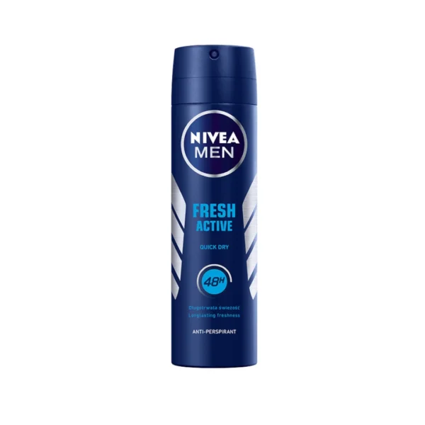Nivea Men Fresh Active antyperspirant dla mężczyzn w sprayu, 150 ml
