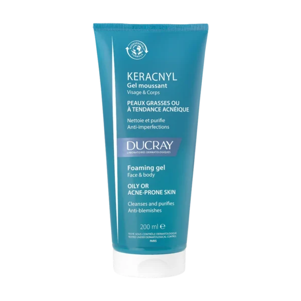 Ducray Keracnyl żel pieniący, 200ml - obrazek 6