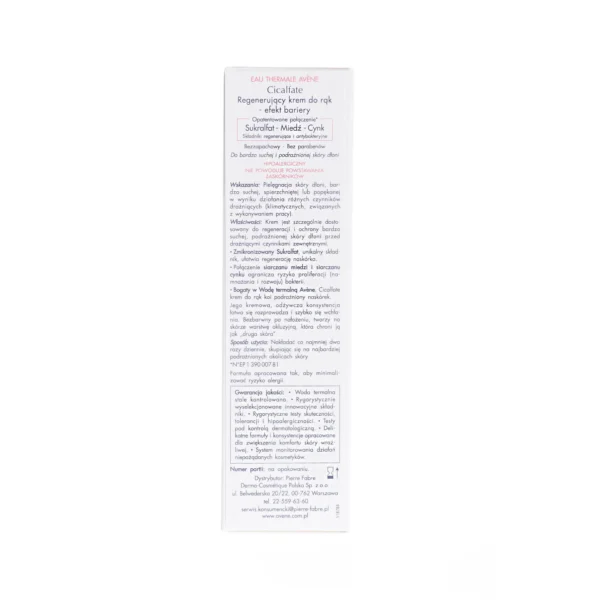 Avene Cicalfat regenerujący krem do rąk, 100 ml - obrazek 2