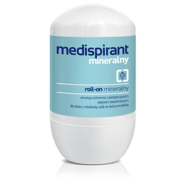 Medispirant Mineralny antyperspirant mineralny roll-on, 40 ml