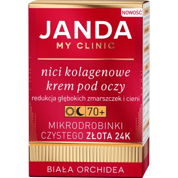 Janda My Clinic Nici kolagenowe krem pod oczy 70+, 15ml
