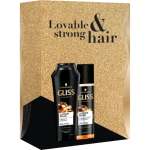 Schwarzkopf Gliss Ultimate Repair zestaw kosmetyków do włosów, 250 ml + 200 ml