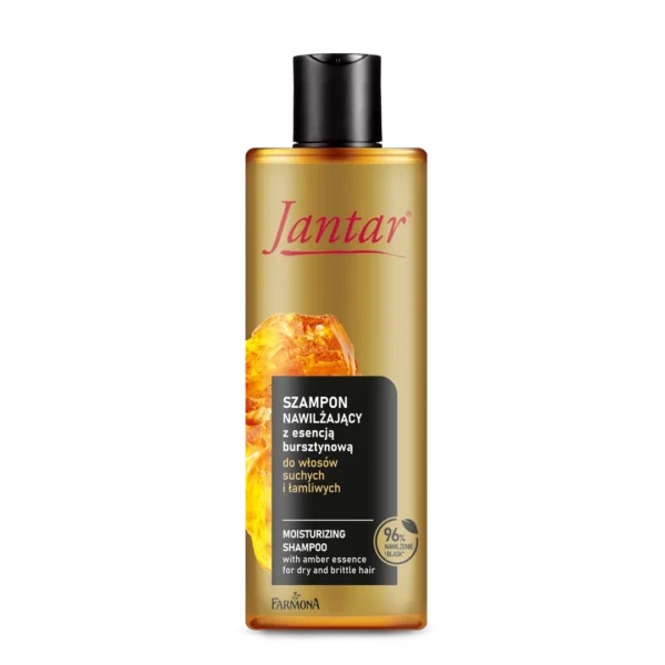 Jantar Szampon nawilżający z esencją bursztynową do włosów suchych i łamliwych, 300 ml - obrazek 3