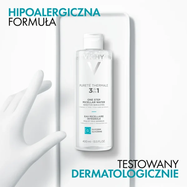 Vichy Purete Thermale płyn micelarny do skóry wrażliwej, 400 ml - obrazek 5