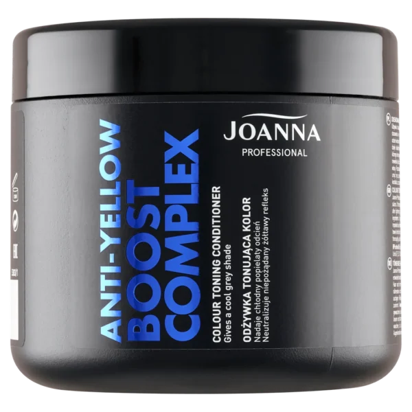 Joanna Professional Anti-Yellow Boost Complex odżywka tonująca kolor, popielata, 500 g