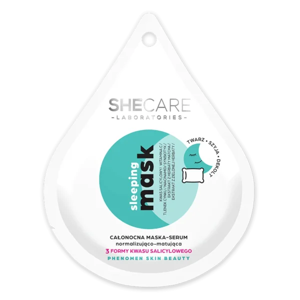 SheCare Sleeping Mask całonocna maska-serum normalizująco-matująca