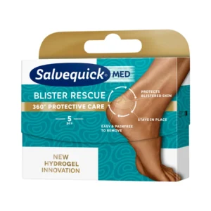Salvequick Med Blister Rescue plastry na pęcherze na piętach, 5 szt.