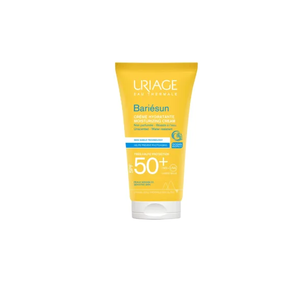 Uriage Bariesun nawilżający krem do skóry wrażliwej SPF 50+, 50 ml