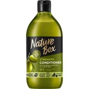 Nature Box Strength odżywka do włosów Oliwka, 385 ml