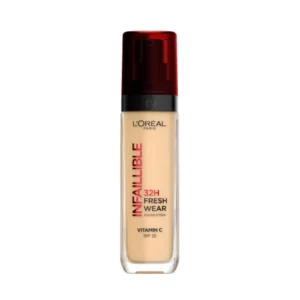 L'Oreal Infaillible 24H Fresh Wear Foundation długotrwały podkład do twarzy 130 Cool Rose, 30 ml