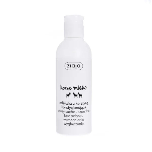 Ziaja Kozie Mleko odżywka kondycjonująca z keratyną do włosów, 200 ml - obrazek 2