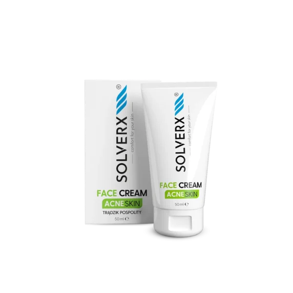 Solverx Acne Skin krem do twarzy przeciwtrądzikowy, 50 ml