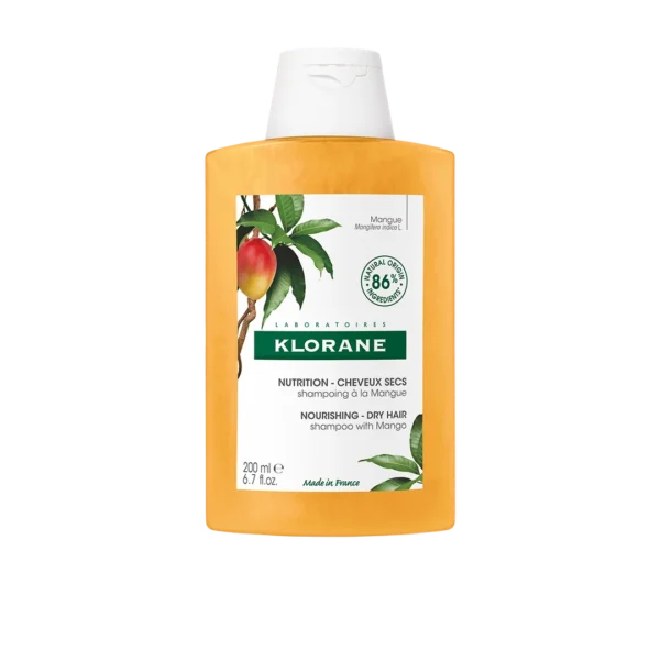 Klorane szampon odżywczy do włosów suchych Mango, 200 ml