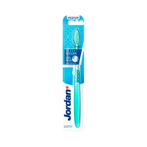Jordan Target Teeth and Gums szczoteczka do zębów medium, 1 szt. - obrazek 2