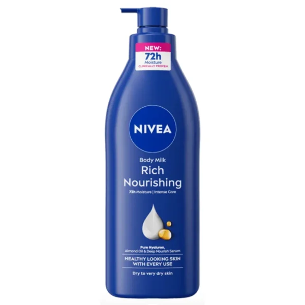 Nivea odżywcze mleczko do ciała z pompką, 625 ml - obrazek 2