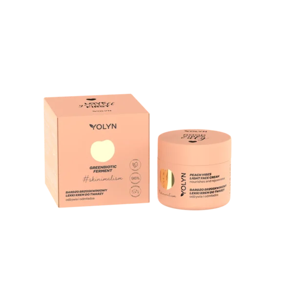 Yolyn Greenbiotic Ferment bardzo brzoskwiniowy lekki krem do twarzy, 50 ml