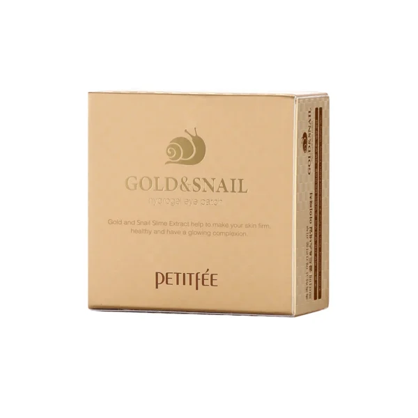 Petitfee Gold And Snail hydrożelowe płatki pod oczy ze złotem i śluzem ślimaka, 60 szt.