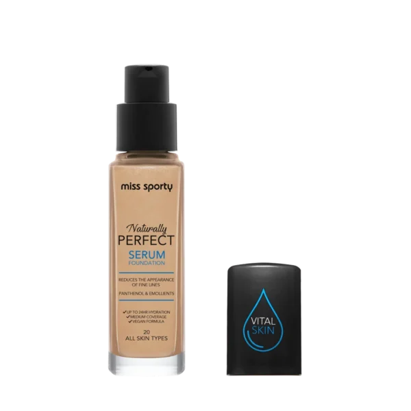 Miss Sporty Naturally Perfect Podkład-serum nr 20, 30 ml - obrazek 4