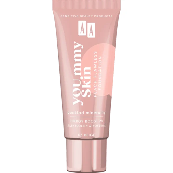 AA YOU.mmy Skin podkład mineralny dodający blasku 03 Beige, 30 ml - obrazek 2